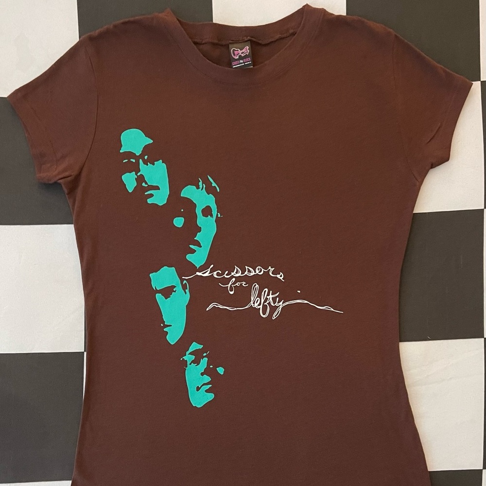 Brand new Scissors for lefty women’s large t shirt